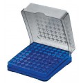 Heathrow Scientific HS23300D Arctic Squares Cryo-Box PC, 100 wells, Blue-
