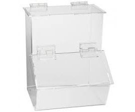 Heathrow Scientific HS23401 One Compartment Workstation Dispensing Bin-