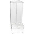 Heathrow Scientific HS23402 Two Compartment Workstation Dispensing Bin-