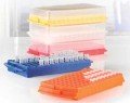 Heathrow Scientific HS2345B 96-Well Reversible Rack, Natural-