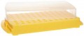 Heathrow Scientific HS2345F 96-Well Reversible Rack, Yellow-