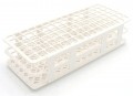 Heathrow Scientific HS243073W Rack Fold Blue 13mm EA, 5 to 10mL, White-