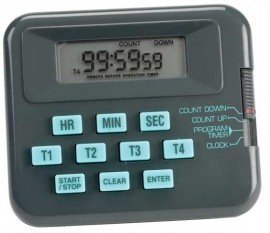 Heathrow Scientific HS24490D Pocket Timer Stopwatch Clock-