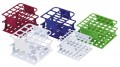 Heathrow Scientific HS27502D OneRack Test Tube Rack, 16 mm, Magenta, 8pk-