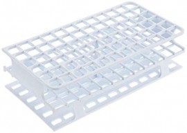 Heathrow Scientific HS27552A OneRack Test Tube Rack, 16 mm, White, 8pk-