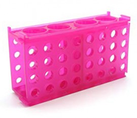 Heathrow Scientific HS29022D 4-Way Tube Rack, Pink, Pack of 5-