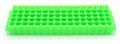 Heathrow Scientific HS29025C Microtube Racks 80-Well, Green-