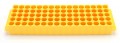 Heathrow Scientific HS29025E Microtube Racks 80-Well, Yellow-