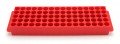 Heathrow Scientific HS29025J Microtube Racks 80-Well, Red-