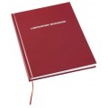 Heathrow Scientific HS8610D Laboratory Notebook, 200 Pages, Red-