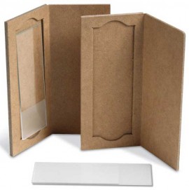 Heathrow Scientific HS9903 Cardboard Slide Mailer, 95 x 42 x 5mm, Pack of 25-