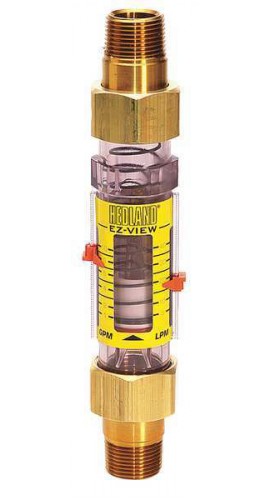 Hedland H625-016 EZ; Water Flow Meter, 3/4" Female Brass Fitting, 1.0-16 GPM-