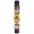 Hedland H629-110 EZ; Oil Flow Meter, 1" Male Swivel PVC Fitting, 1.0-10 GPM-