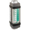 Hedland H213A-005 Variable Area Water-Based Fluid Flow Meter, 1/4" NPTF, 0.05 - 0.5 GPM-