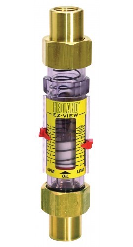 Hedland H625-107 EZ; Water Flow Meter, 3/4" Female Brass Fitting, 1.0-7 GPM-