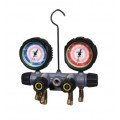 Hilmor 1839109 4-Valve Aluminum Manifold Kit for R410A refrigerant-