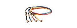 Hilmor 1839143 Refrigeration Hose with ball valve adapters-