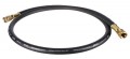 Hilmor 1839160 H60XX Refrigerant Hose, &amp;frac14;" and &amp;frac38;" x 60", black-