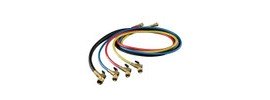 Hilmor 1935925 Refrigeration/Vacuum Hose with ball valve ends, 60&amp;quot;, 4-pack-