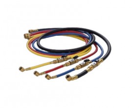 Hilmor 1936002 Refrigeration Hose with ball valve extensions, 4-pack-