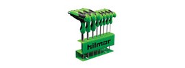 Hilmor 1937817 T-Handle Hex Key Set Metric, 2 to 10 mm, 8-pack-