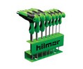 Hilmor 1937817 T-Handle Hex Key Set Metric, 2 to 10 mm, 8-pack-