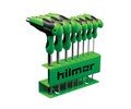 Hilmor 1937817 T-Handle Hex Key Set Metric, 2 to 10 mm, 8-pack-