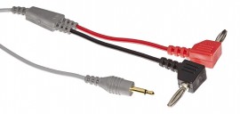 Hioki 9094 3.5mm Mini-to-Banana Plug Output Cord, 4.92ft-