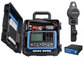 Hioki BT3554-52 Pro Kit Battery Tester with Bluetooth, 3 m&amp;ohm; to 3 &amp;ohm;, &amp;plusmn;6 to &amp;plusmn;60 V-