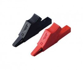 Hioki L9790-01 Alligator Clip Set, Red/Black-