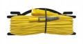 Hioki L9843-51 Yellow Measurement Cable with Flat Cable Winder, 164.06ft-