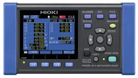 Hioki PW3360-21 Clamp-On Power Logger, 90 to 780V, Harmonic Analysis-