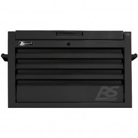 Homak BK02036040 RS Pro Series Top Chest, 36", 4-drawer, black-