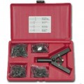 Huck PR-75K Plastic Rivet Setter Kit, with 4 starter packages of rivets-