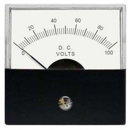 Hoyt 2018 DC Ammeter with a DC moving coil, 1.5&amp;quot;, 0 to 50 MV DC-