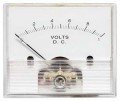 Hoyt 2025 DC Voltmeter with a DC moving coil, 2.5&amp;quot;, 0 to 50 MV DC-