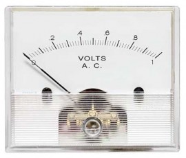 Hoyt 2026 AC Voltmeter with AC repulsion, 2.5&amp;quot;, 0 to 100 V AC-