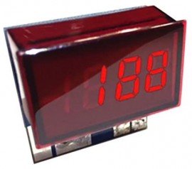 Hoyt DLA20-DCA DC Ammeter, red, 199.9 UADC-