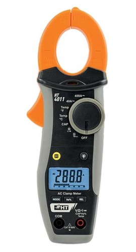 HT Instruments HT4011 AC Clamp Meter, CAT III 600 V-