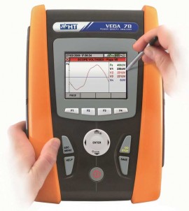 HT Instruments VEGA78 CAT IV Power Quality Analyzer and Energy Logger with 4 CTs, HTFLEX33D-