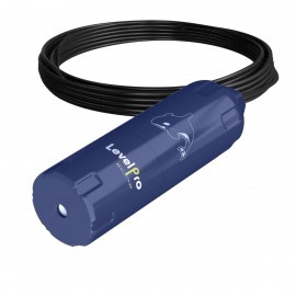 Icon Process Controls 100 Series Submersible Level Sensor, PP Material, Kalrez Seals, Ceramic Diaphragm, 11m Teflon Jacketed Cable, Voltage Output, 0-20ft Range-