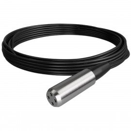 Icon Process Controls 300S Series Submersible Level Sensor, 316SS Material, Kalrez Seals, 316SS Diaphragm, 15m Teflon Jacketed Cable, 0-5 Voltage Output, 0-34ft Range-