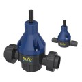 Icon Process Controls BRPV-003 BRP Series Back Pressure Regulator and Relief Valve, 1/4 to 3/8&quot;, PVC-