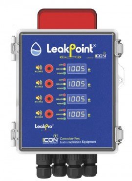 Icon Process Controls LDP-400-AV LeakPoint® Leak Detection Display with audible and visual alarm, 4-channel-