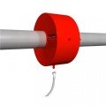 Icon Process Controls LFS005-R Flange Gasket, 1/2&quot;, PP, Red-