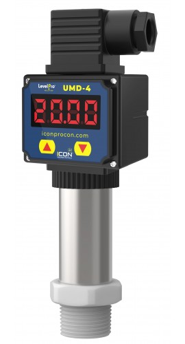 Icon Process Controls LP200-SS-0-225 Inline Pressure Transmitter with ceramic diaphragm, SS, 3/4&quot; NPT, 0 to 225 psi-