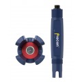 Icon Process Controls P14D-P-S-1-F-M P14D Series pH Sensor, Nexus® solid reference junction, PP Material, RS485 + 4-20mA Output, PT 1000, Flat, M12 Connection + 5m Cable, 3/4&#039;&#039; NPT-