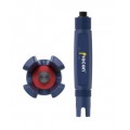 Icon Process Controls P14F-P-M-B-M P14F Series pH Sensor, Nexus® solid reference junction, PP Material, 4-20mA (2-wire, std) Output, PT 1000, Bulb, M12 Connection + 5m Cable, 3/4&#039;&#039; NPT-
