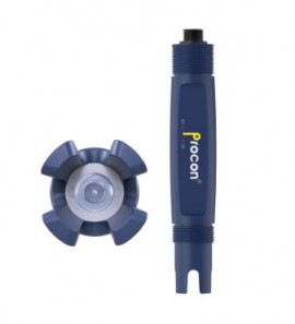 Icon Process Controls P14G-P-S-1-B-M P14G Series pH Sensor, PP Material, RS485 + 4-20mA Output, PT 1000, Bulb, M12 Connection + 5m Cable, 3/4&#039;&#039; NPT-