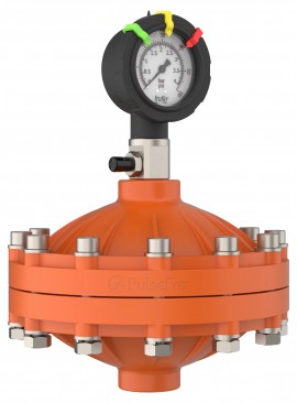 Icon Process Controls PPPF-100-F PulsePro PF Series Pulsation Dampener, 1&amp;quot;, PVDF-